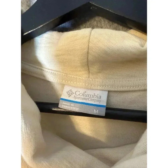 Columbia Womens Cowl Neck Pullover Cream Medium - Picture 3 of 6